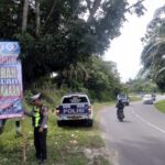 Hari ke-6 Ops Keselamatan Pallawa 2026, Polres Lutra Gencarkan Edukasi di Titik Rawan Laka