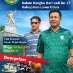 Semarak HUT ke-27 Luwu Utara, Pemda Luwu Utara Gelar Jalan Santai Berhadiah Rumah dan Sapi