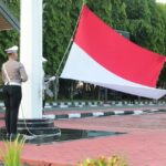 Peringati Harkitnas ke-118, Polda Sulsel Gelar Upacara Pengibaran Bendera Merah Putih