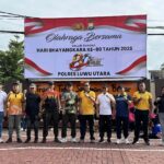Tak Sekadar Olahraga bersama, Polres Luwu Utara Hadirkan Pasar Murah, Sambut Hari Bhayangkara ke-80