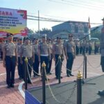 Kapolres Luwu Utara Pimpin Upacara Kenaikan Pangkat 96 Personel yang Dirangkaikan Syukuran dan Doa Bersama Lintas Agama