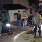 Patroli Malam Polsek Sukamaju Sisir Sejumlah Desa, Jaga Kamtibmas Tetap Kondusif