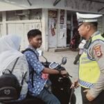 Cegah Fatalitas Laka Lantas, Satlantas Polres Luwu Utara Tertibkan Pengendara di Masamba