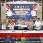Polda Sulsel Gelar Konferensi Pers Penegakan Hukum Penyalahgunaan BBM Bersubsidi